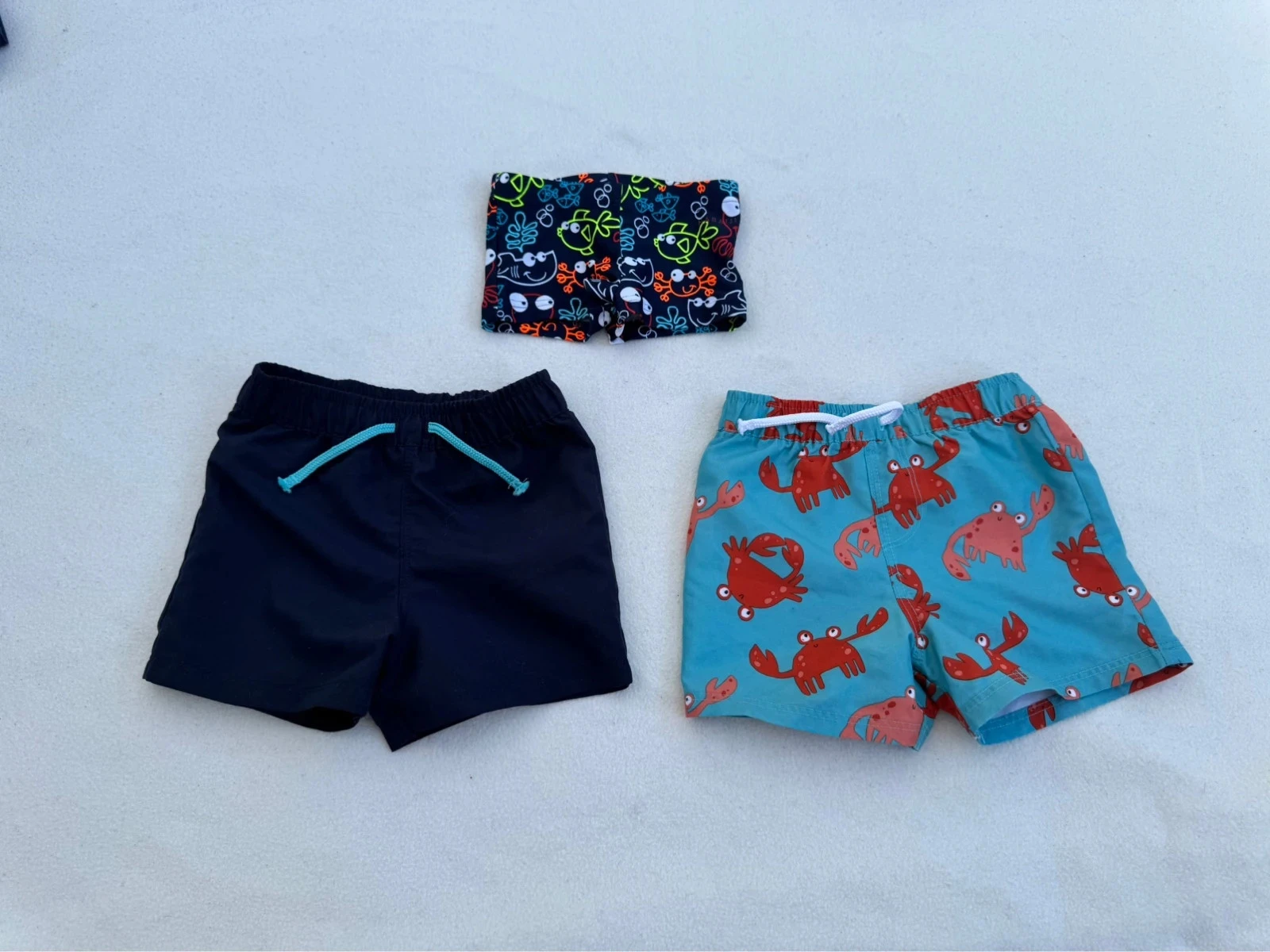 Lot 3 maillots de bain garçon 9-12 mois / 12 mois Très bon état